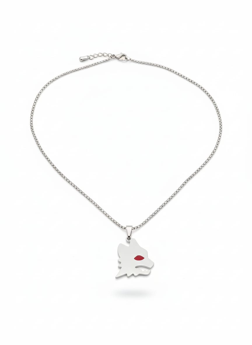 Collana AS Roma Lupetto